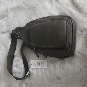 NWT Urban Expressions Olive Sling Purse